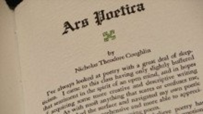 Ars Poetica 2013