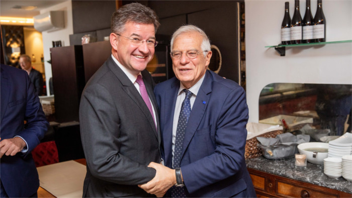 Lajčák trifft spanischen Amtskollegen Borell