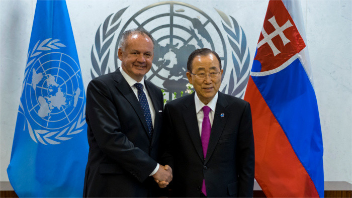 Andrej Kiska intervino en Cumbre sobre migración y refugiados en Nueva York