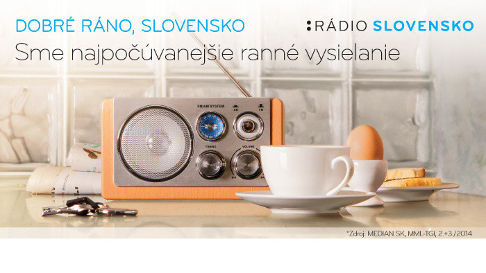 Rádio Slovensko má najpočúvanejšie ranné vysielanie