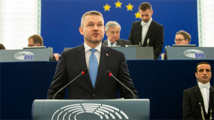 ”Eslovaquia confía en la UE”, dijo Pellegrini en el seno del Parlamento Europeo