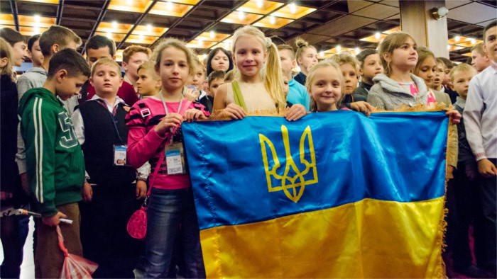 Youths from Ukraine’s conflict zones on holiday in Slovakia