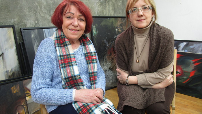 Zuzana Bobovská Bošková vystavuje v Moskve .JPG