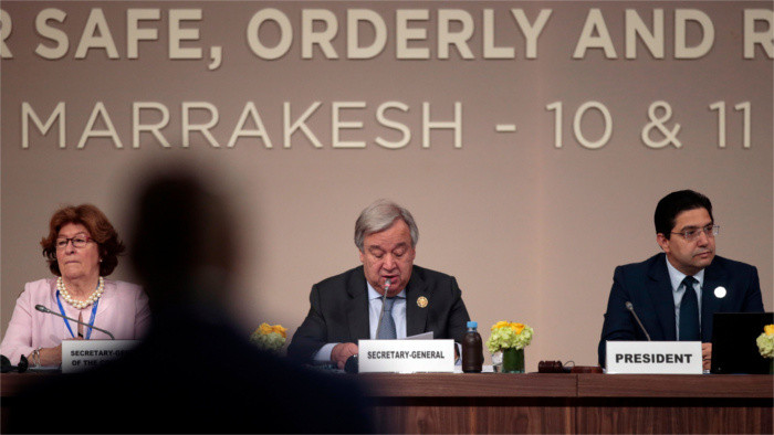 Le Pacte de Marrakech, sans la Slovaquie