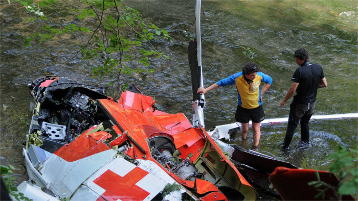 Rescue helicopter disaster in Slovenský Raj, three people dead