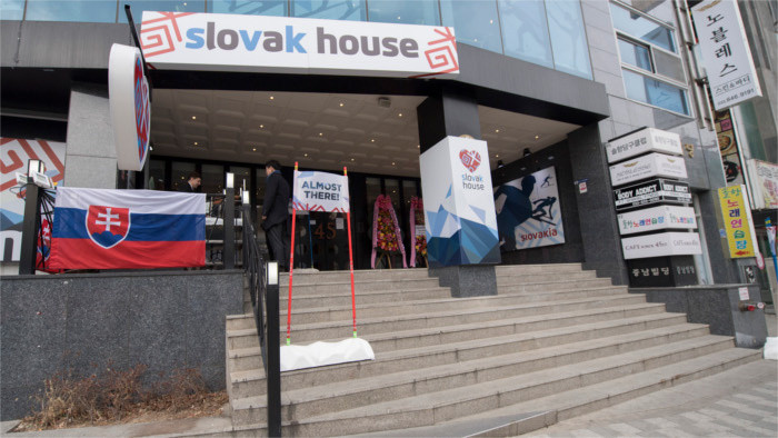 Slovak House at the Winter Olympics opens