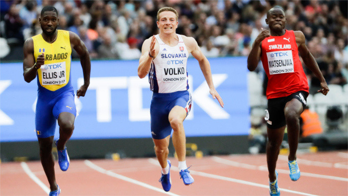 Slovak sprinter in world semifinals