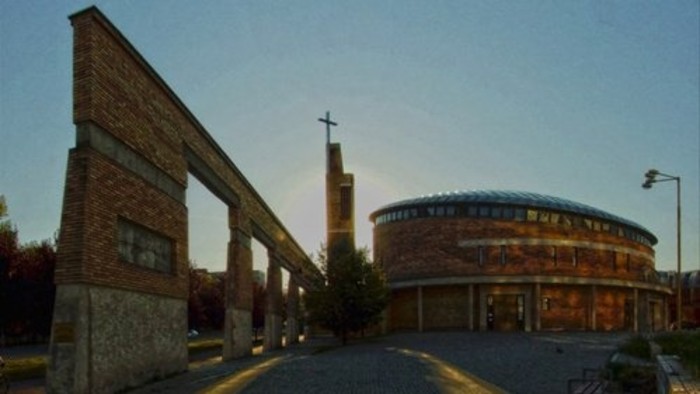 The unusual Church of St Gorazd