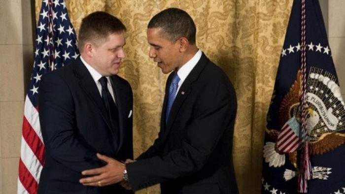 Robert Fico reçu par Barack Obama