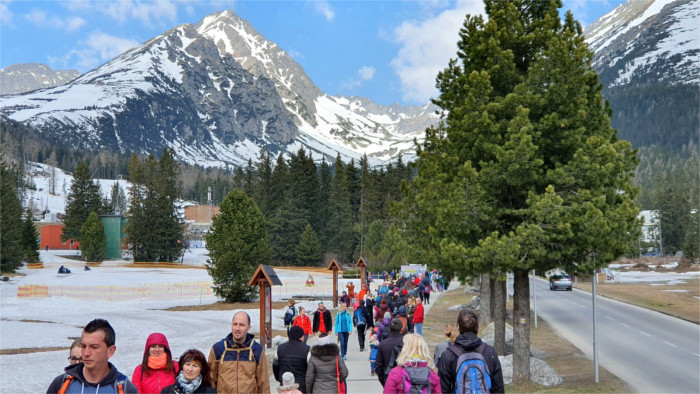 Crece el número de turistas que se alojan en Eslovaquia