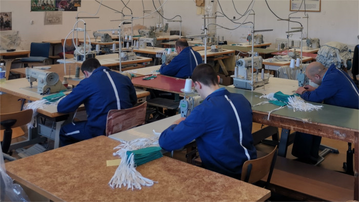 100.000 masques produits par les détenus