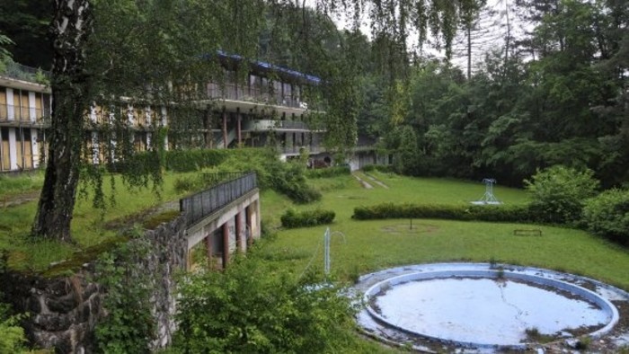 Thermalbad Grüner Frosch in Trenčianske Teplice wird renoviert