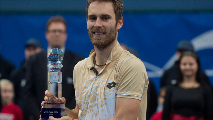 Tennis player Norbert Gyombos wins the Slovak open