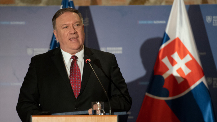 Pompeo warnt bei Besuch vor Gefahren aus dem Osten