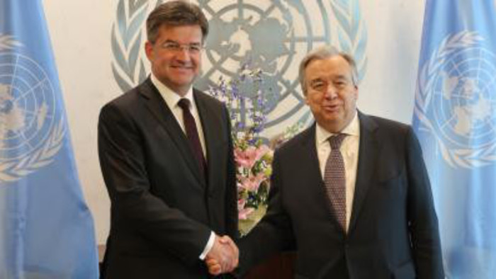 Lajčák sa reúne con Guterres en Nueva York