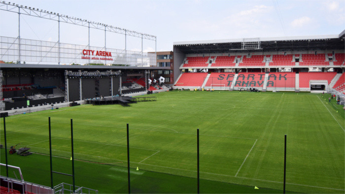 Grand opening of the renewed football stadium in Trnava