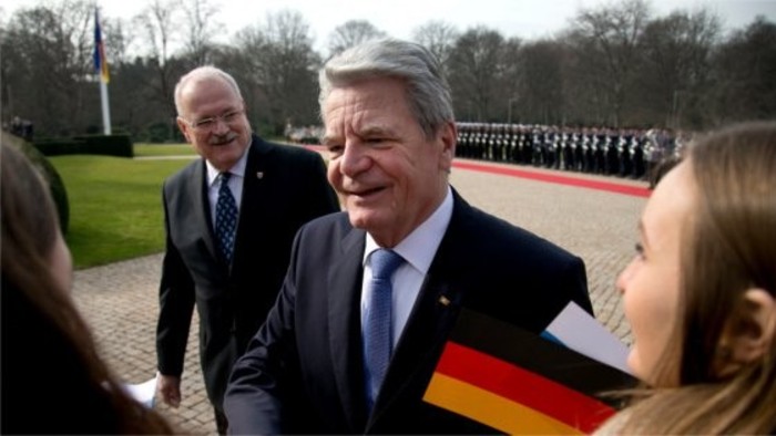 El Presidente eslovaco de visita oficial en Alemania