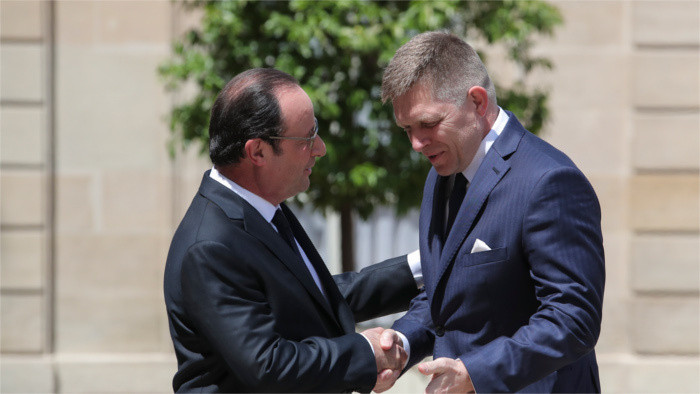 EU2016 : Rencontre de François Hollande avec Robert Fico à Paris