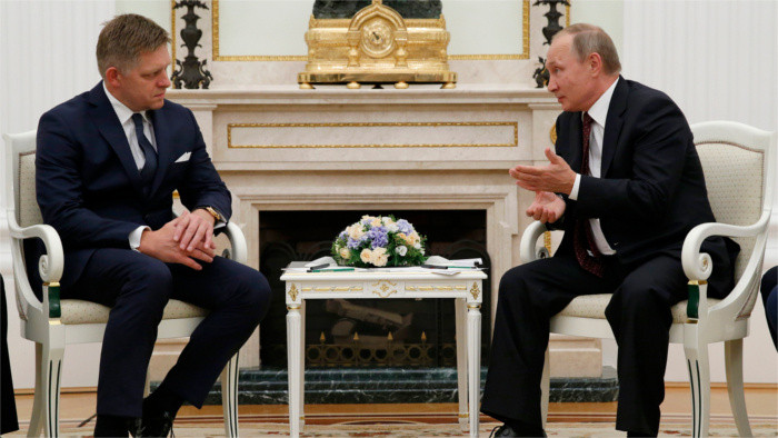 Slovak PM Fico talks energy with Russian President Putin