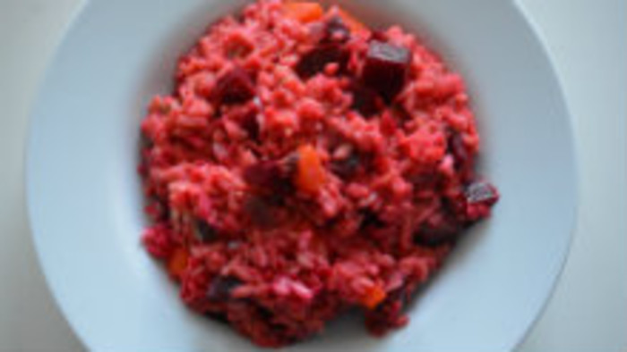Cviklové rizoto