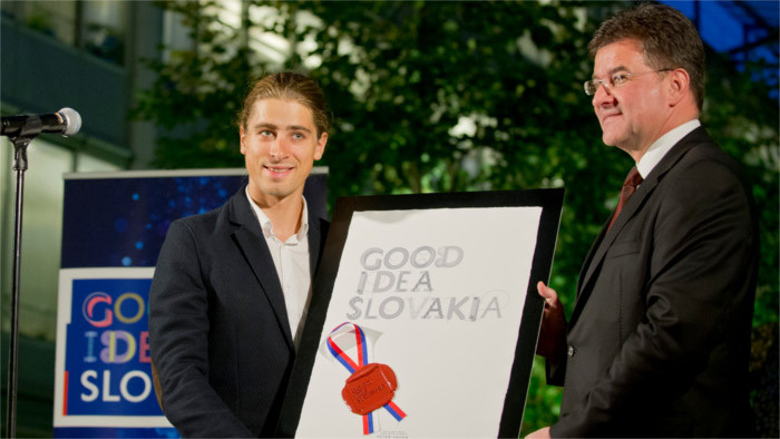 Peter Sagan, el primer embajador de la marca “Buena idea, Eslovaquia”