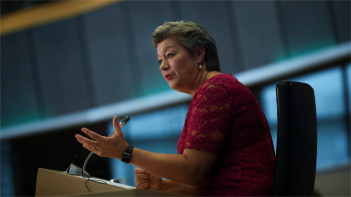 La commissaire européenne aux Affaires intérieures en Slovaquie