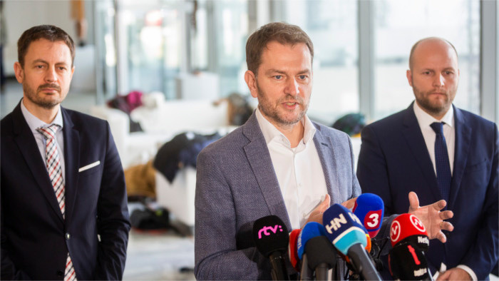 Matovič no excluye que el Gobierno esté formado por tres partidos