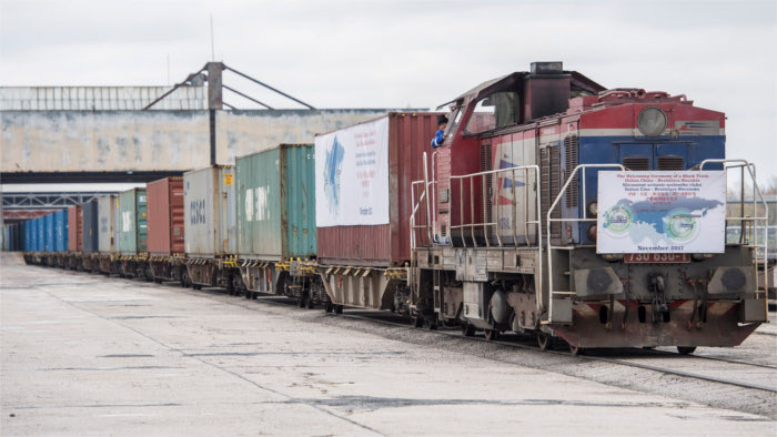 First test train from China arrives in Bratislava