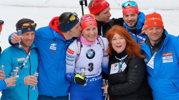 Biathlete Kuzmina finishes her individual career