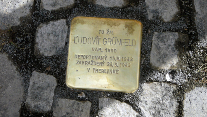 New Stolpersteine in Prievidza