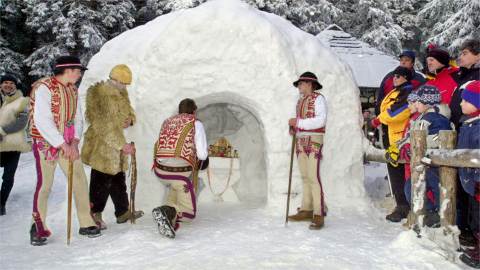 Ausstellung von Weihnachtskrippen aus aller Welt in Piešťany