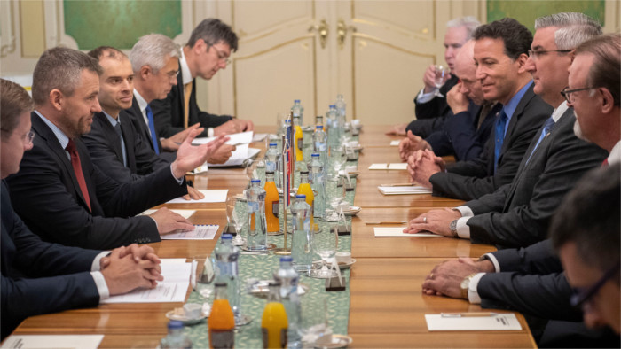 La República Eslovaca y el Estado de Indiana fortalecerán la cooperación en materia económica