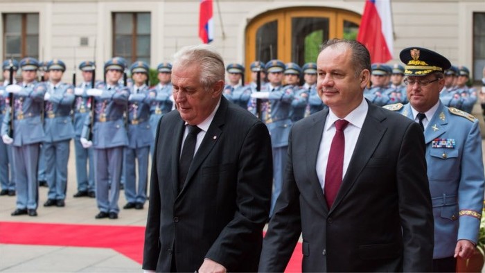 Harmonie bei Treffen zwischen Zeman und Kiska