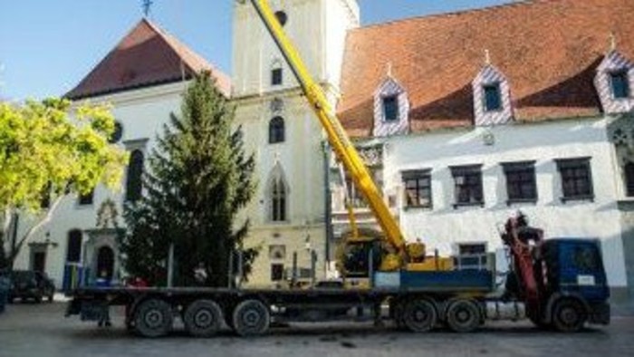 Vianočný stromček sa rozsvieti zajtra podvečer