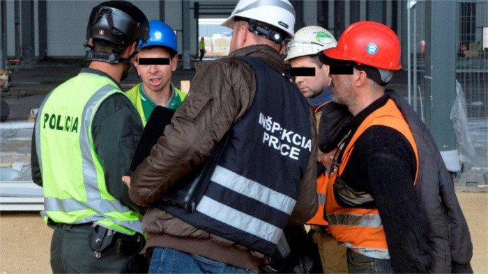 Police send 62 illegal workers home