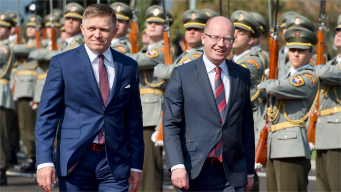 Slovak and Czech governments at joint session in Bratislava