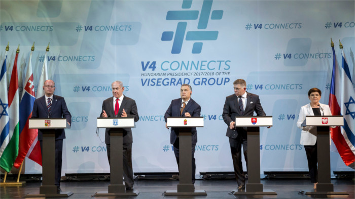 Los primeros ministros del V4 y de Israel se reunieron ayer en Budapest