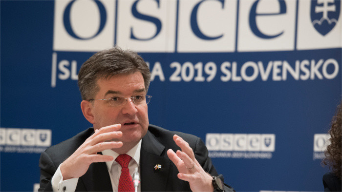 Lajčák espera la rápida solución del bloqueo del presupuesto de la OSCE