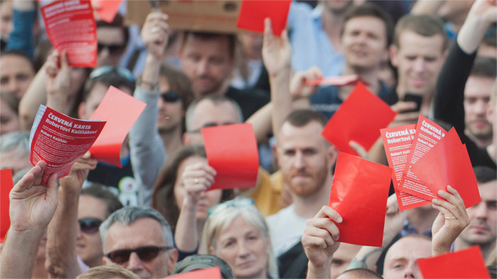 Series protests against Interior Minister Kaliňák ended on Monday