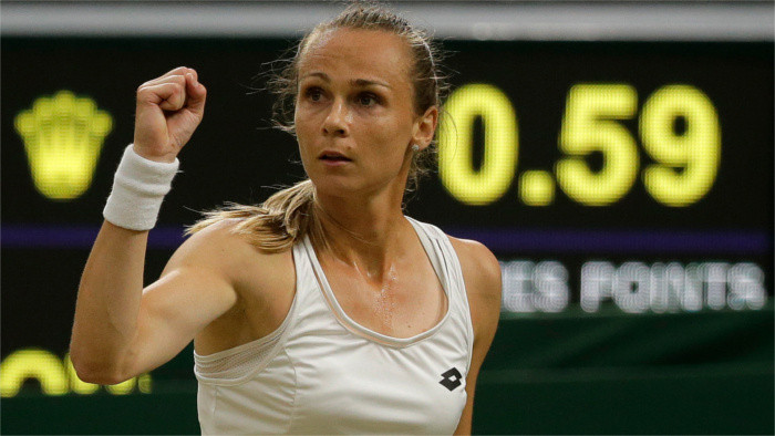 Wimbledon : Avancement historique de M. Rybarikova dans la demie finale