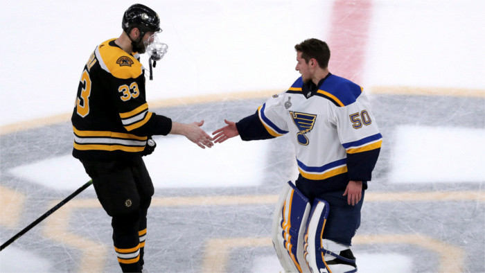 Zdeno Chára devastated as Bruins lose Stanley Cup to Blues