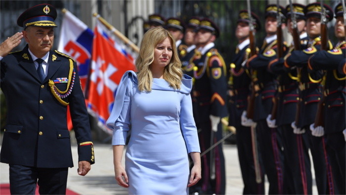 Zuzana Čaputová takes up her post