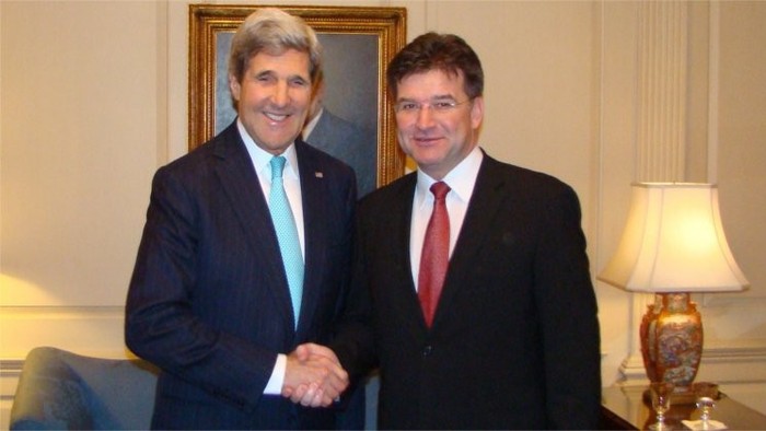 Miroslav Lajčák and Kerry discuss situation in Ukraine, U.S. sanctions on Russia