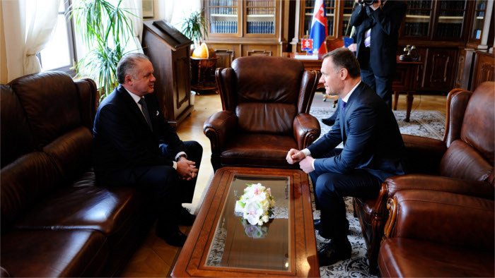 Andrej Kiska ha criticado duramente la gestión del Ministerio de Sanidad