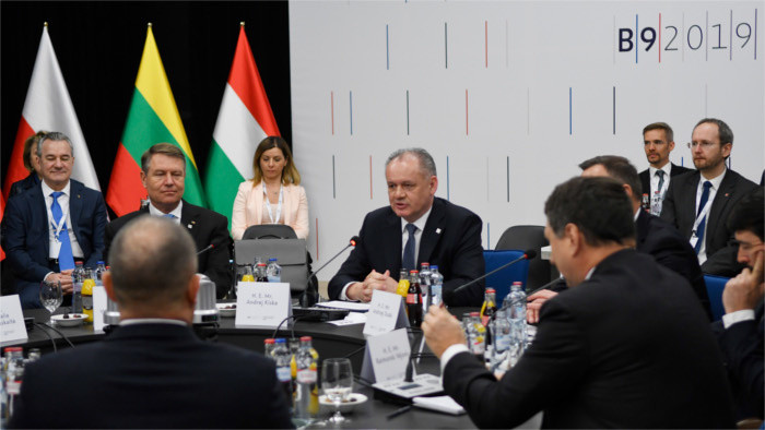 Presidentes de los países del B9 aprueban una declaración conjunta