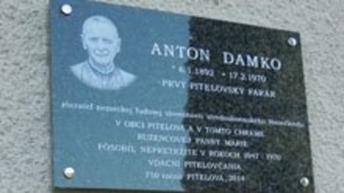Spomienka na farára Antona Damka