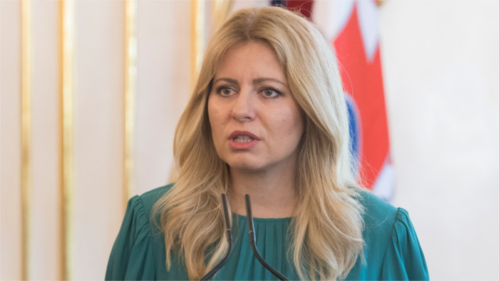 Президент З.Чапутова приняла глав словацких представительств за рубежом