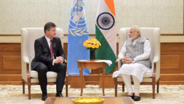 Indian Prime Minister talks with Slovak Foreign Affairs Minister