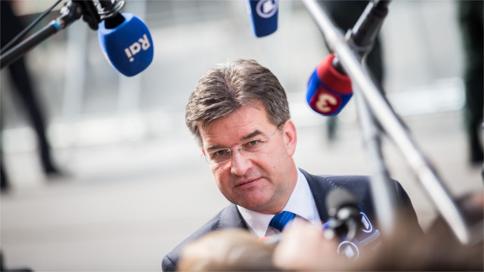 Miroslav Lajčak participa en reunión de ministros de Exteriores de la UE en Bruselas