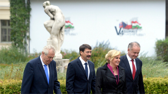 Encuentro de jefes de Estado del V4 y de Croacia en Hungría